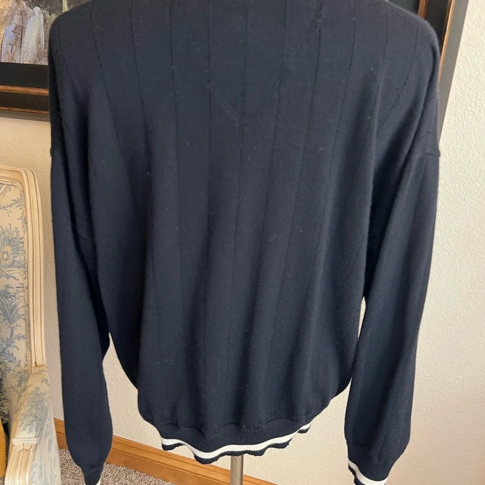 Vintage Dale of Norway Sport Navy Wool Sweater Size XL - Picture 6 of 6